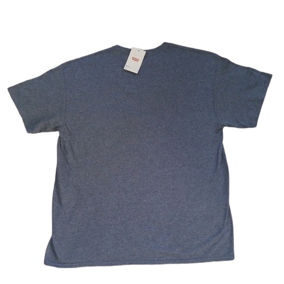 NEW Levi's 3D Logo Graphic‎ Short Sleeve Gray T-shirt Sz. L (unisex) - Picture 3 of 7